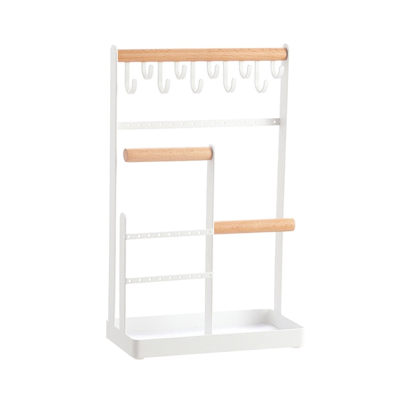 Desktop jewelry rack jewelry rack jewelry rack multifunctional earrings rack bracelet jewelry white