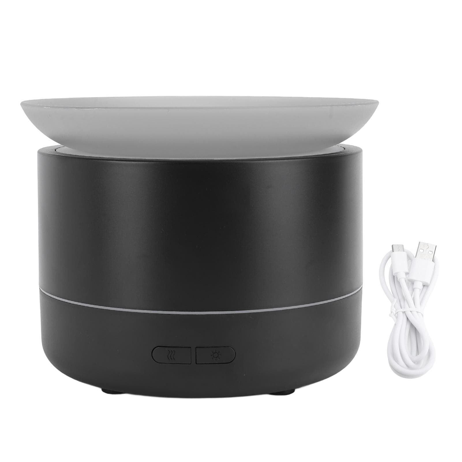 Essential Oil Diffuser for Home 200ml Aromatherapy Diffuser Humidifier with 7 Colors Night Lights black