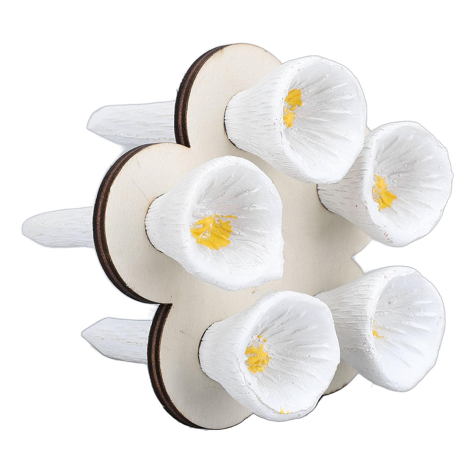 Bees Drinking Cup Resin and Beechwood Easy Using Bee Water Drinking Cup for Garden Blue white