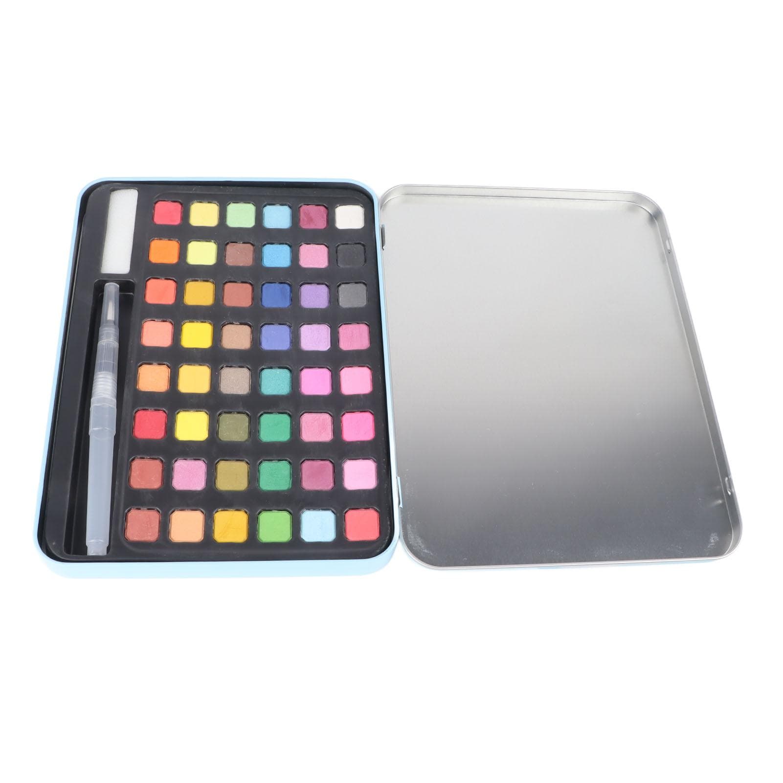 48 Colors Watercolor Paint Set Water Soluble Easy Color Mixing Solid Watercolor Paint for Beginner