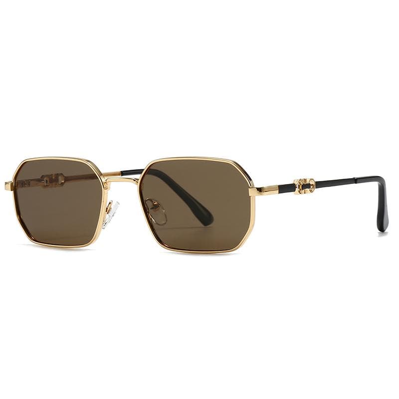 Trendy Square Sunglasses for Men European American Street Style Instagram Influencer Model 1409