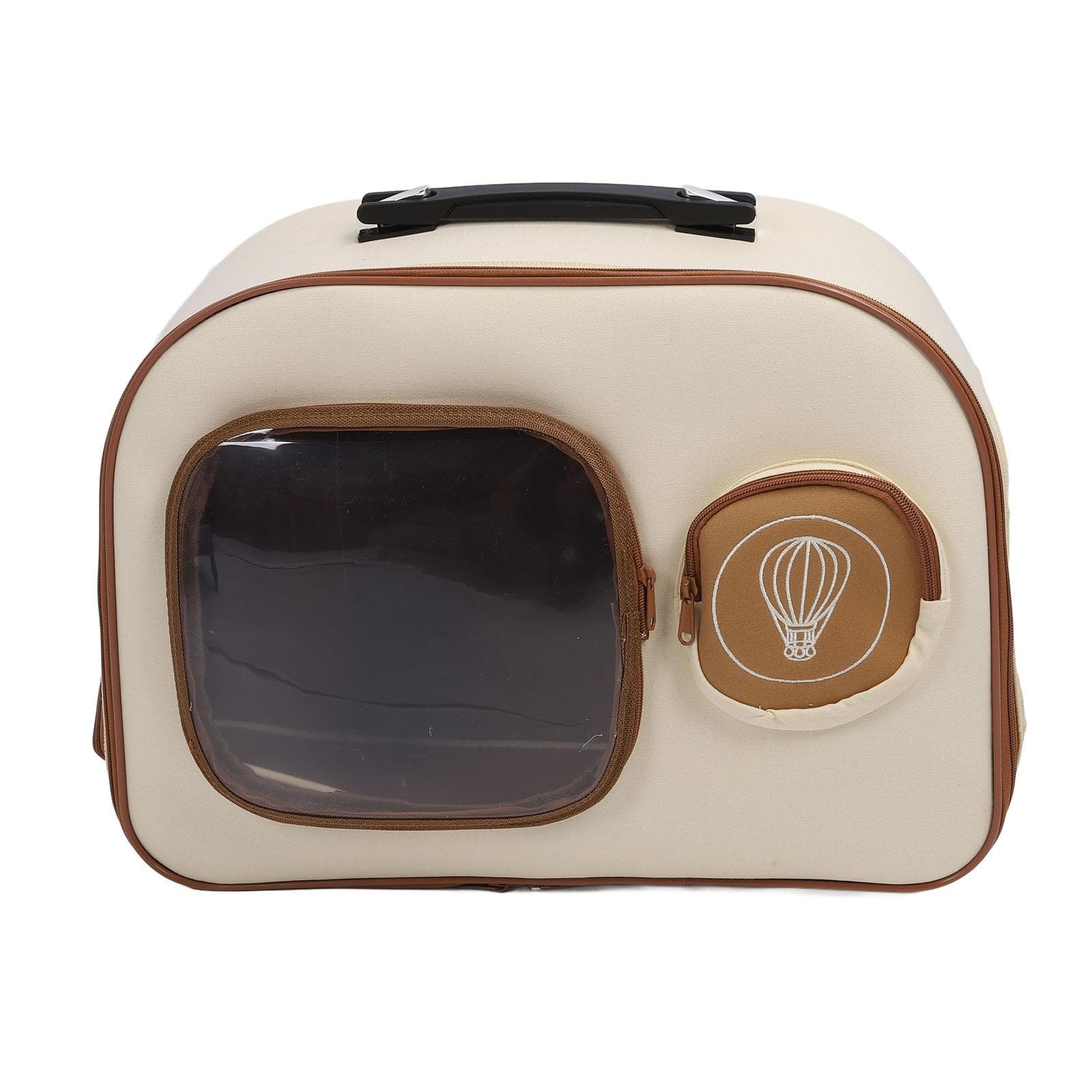 Cat Carrier with Wheels Large Capacity Silent Pet Trolley Case Breathable Portable Wheeled Pet
