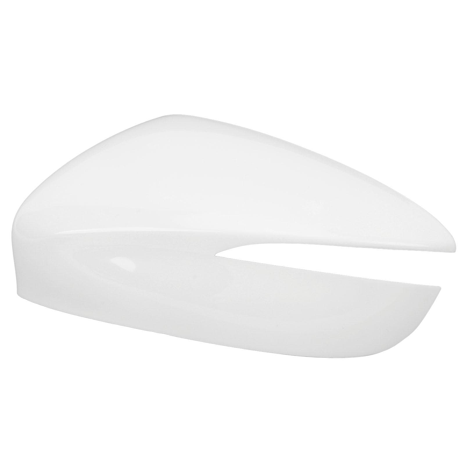 Side Mirror Cover Exterior Rearview Mirror Cover Cap Replacement for Mazda CX?3 2015?2019 Unpainted