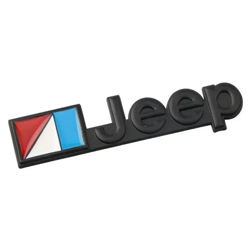 For Jeep Car Front Hood Emblem for JEEP Grand Cherokee Wrangler Renegade Patriot Liberty Compass Rear Trunk Side Badge Sticke