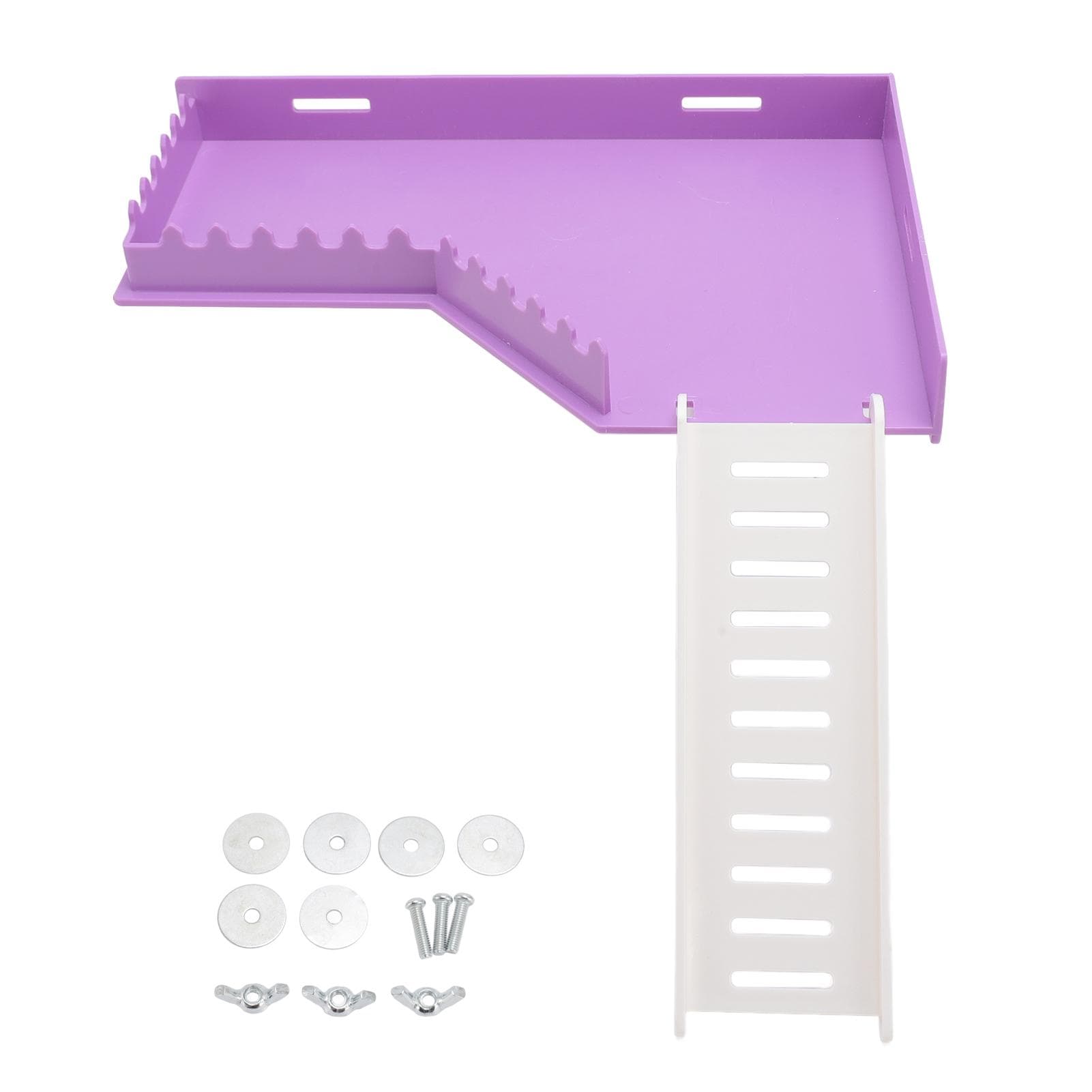 Hamster Platform with Ladder for Cage Fun Safe Space Saving Multipurpose Hamster Standing Platform