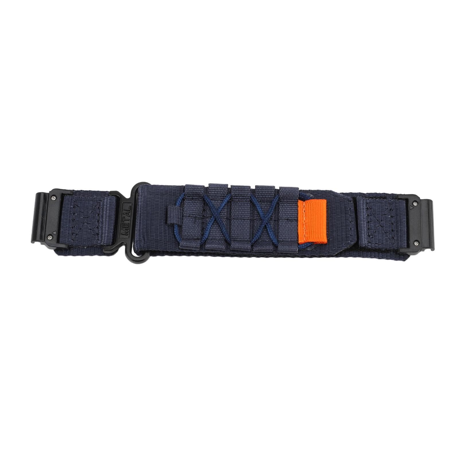 22mm Nylon Watch Band Quick Fit Hook and Loop Sport Loop Replacement Band for Fenix E 47mm for midnight blue