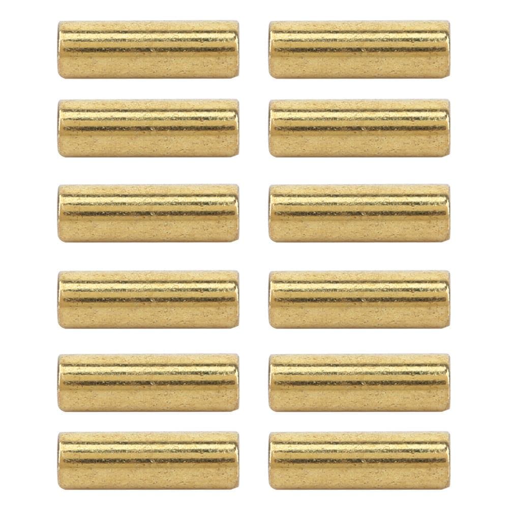 12PCS Premium Electric Guitar Pickup Replacement Magnet Slug Rods Durable Humbucker Set(15mm)
