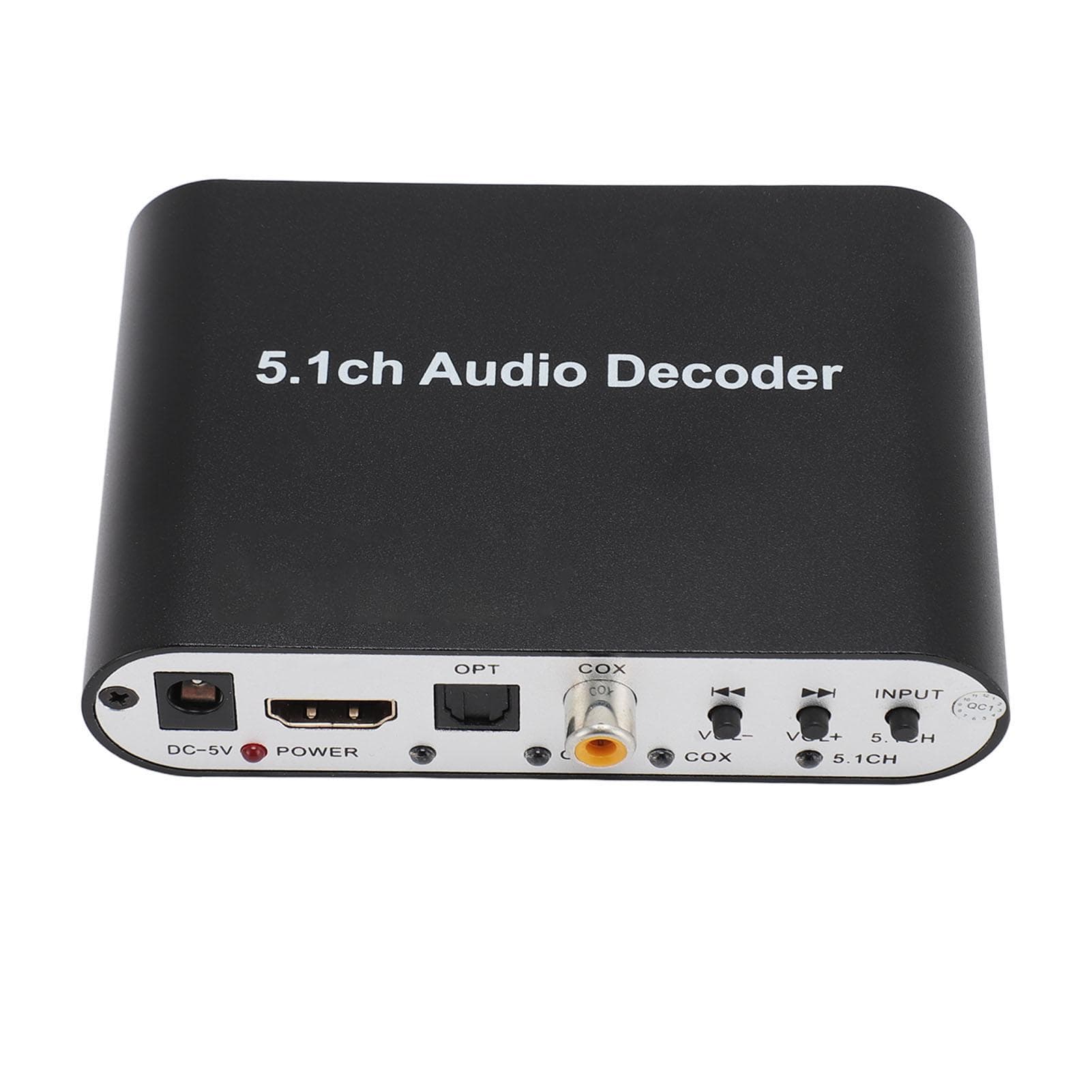 5.1 Channel Digital Sound Decoder HD Multimedia Interface ARC Bluetooth 5.0 Optical SPDIF Coaxial EU Plug