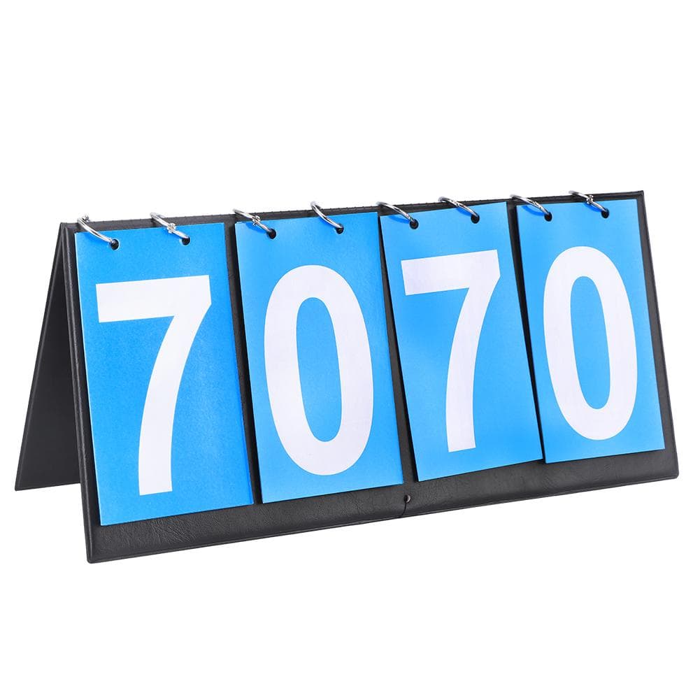 4?Digit Scoreboard Sports Competition Score Keeper for Table Tennis Basketball Badminton Blue