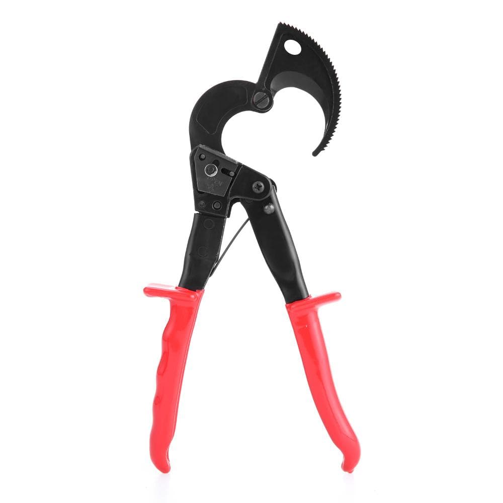 Professional Heavy Duty 240mm2 Ratchet Cable Cutter Wire Cut Hand Tool for Cutting Copper and red