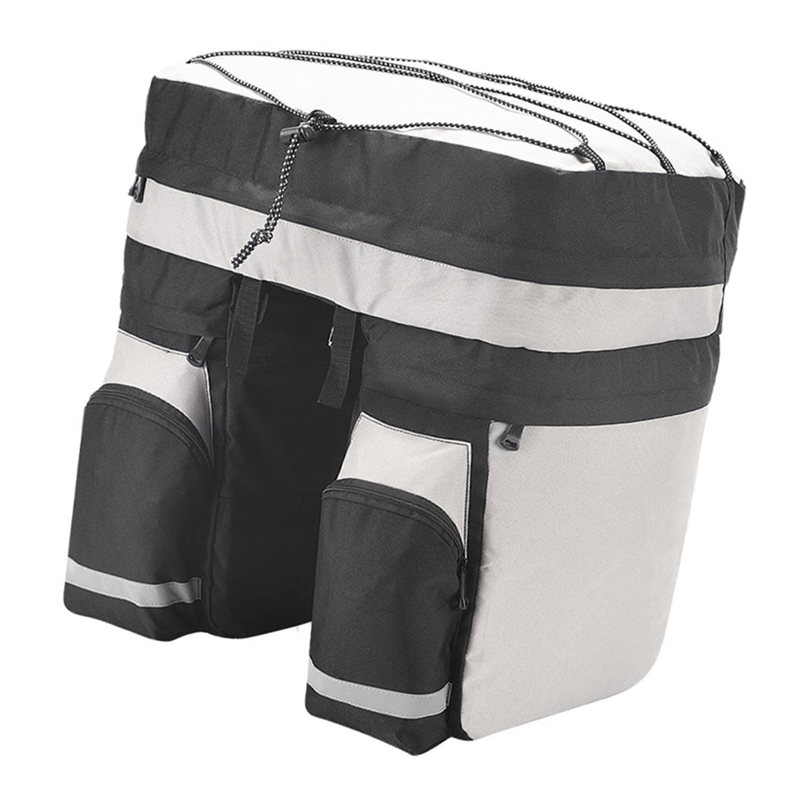 Bike Trunk Bag 60L Large Capacity Back Rack Bag 3 in 1 Multifunctional Rear Seat Storage Carrier