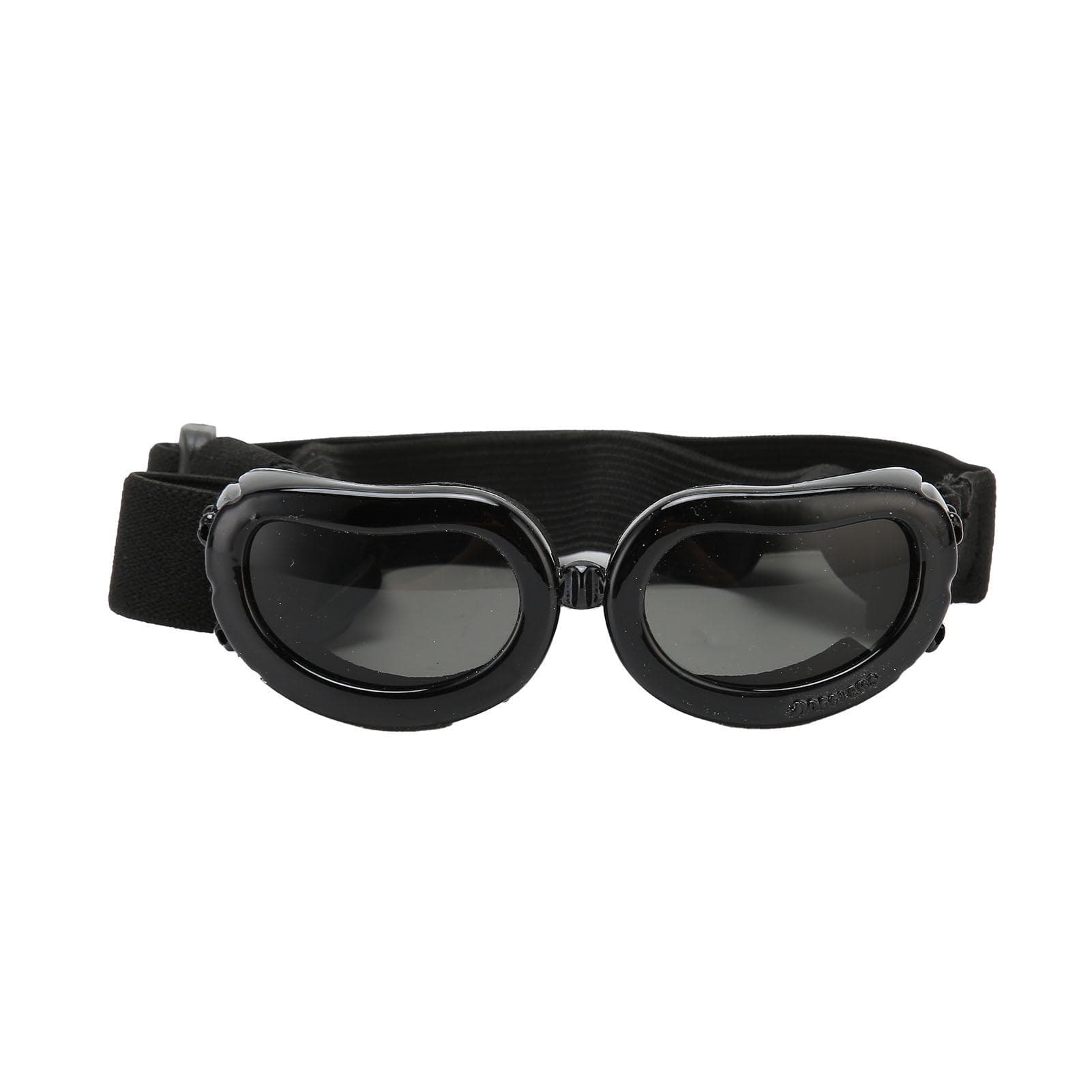 Dog Sunglasses UV Protection Waterproof Windproof Doggie Goggles with Adjustable Elastic Band for