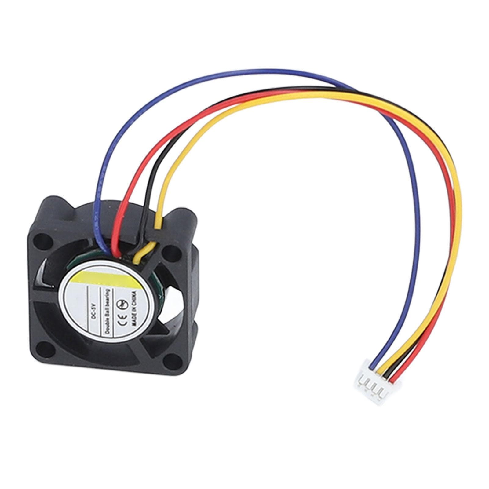 Double Ball Hotend Cooling Fan for X1C Models 3D Printer Bearing Throat Accessories 2510 DC5V 0.13A