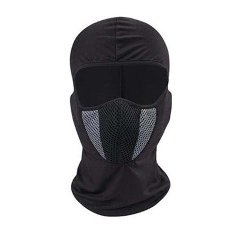 Outdoor Windproof Ski Motorcycle Cycling Balaclava Full Face Cover Scarf Hat grey