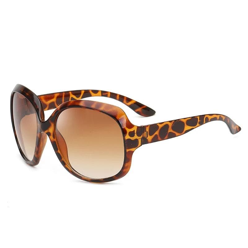 Luxury Oversized Sunglasses Women Designer Vintage Oval Sun Glasses Black Shades UV400 Gafas De Sol 1PC