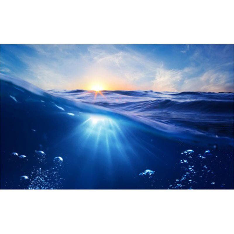 Diamond Painting  Blue Starlight  of Rhinestones Full Round Diamond Embroidery Home Decor 20X30CM