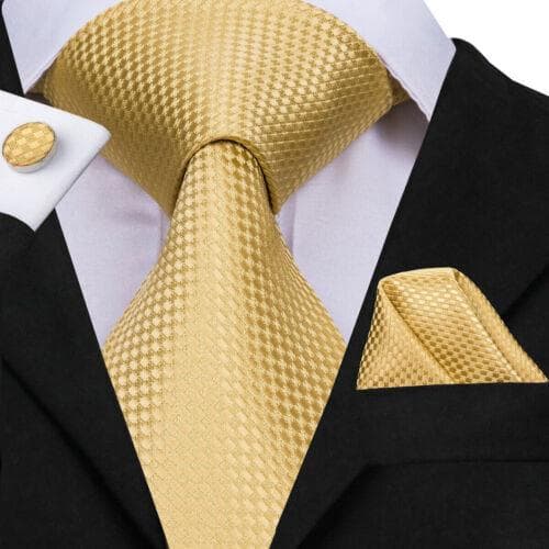 Mens Tie Classic Silk Necktie Pocket Square Cufflinks Set Paisley Floral Wedding N-3055