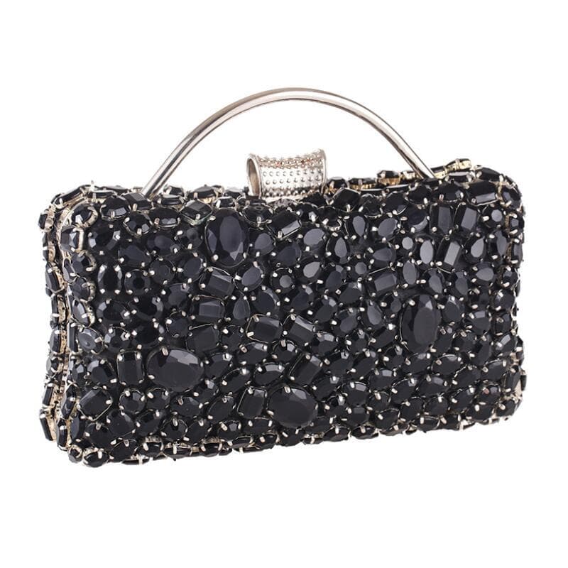 SCIONE Crystal Evening Bag Beaded Day Clutches Lady Wedding Purse Rhinestones Handbag for Women Bag