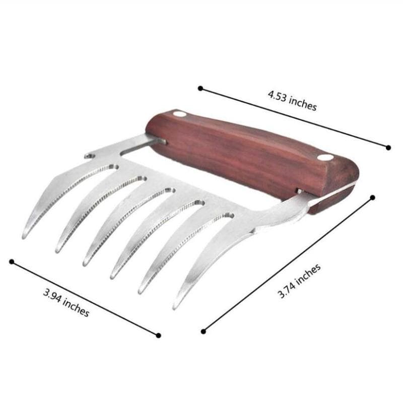 1pc Bear Claws Barbecue Fork Pull Shred Pork Shredde Manual Meat Clamp Roasting Fork Kitchen Tool Bbq Accessories Free Shipping red
