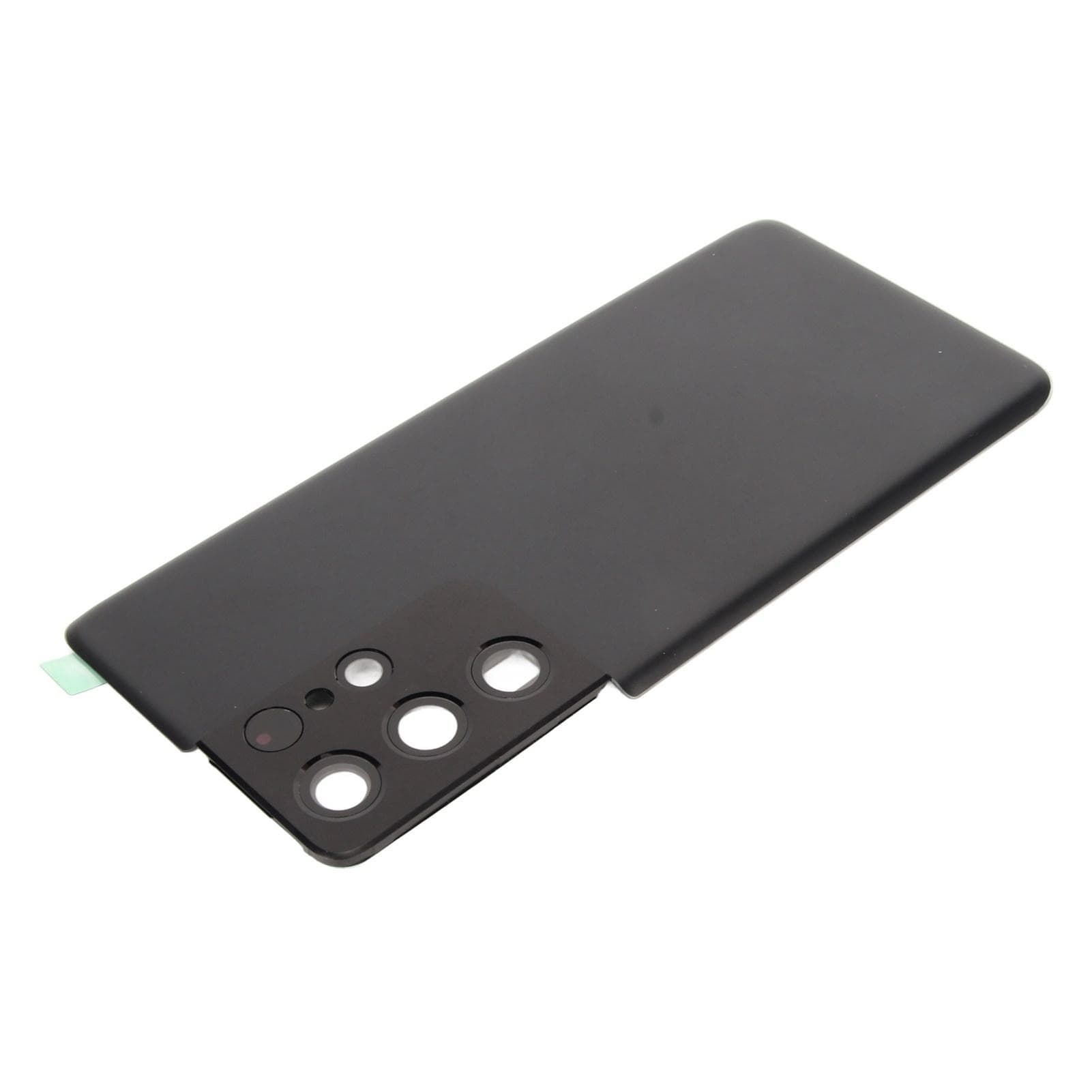 Back Glass Cover Replacement With Pre Installed Camera Lens and Tape Parts Replacement for Galaxy black