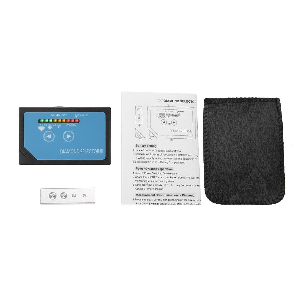 Practical Portable Jewelry Test Tool Diamond Selector III With LED Indicator