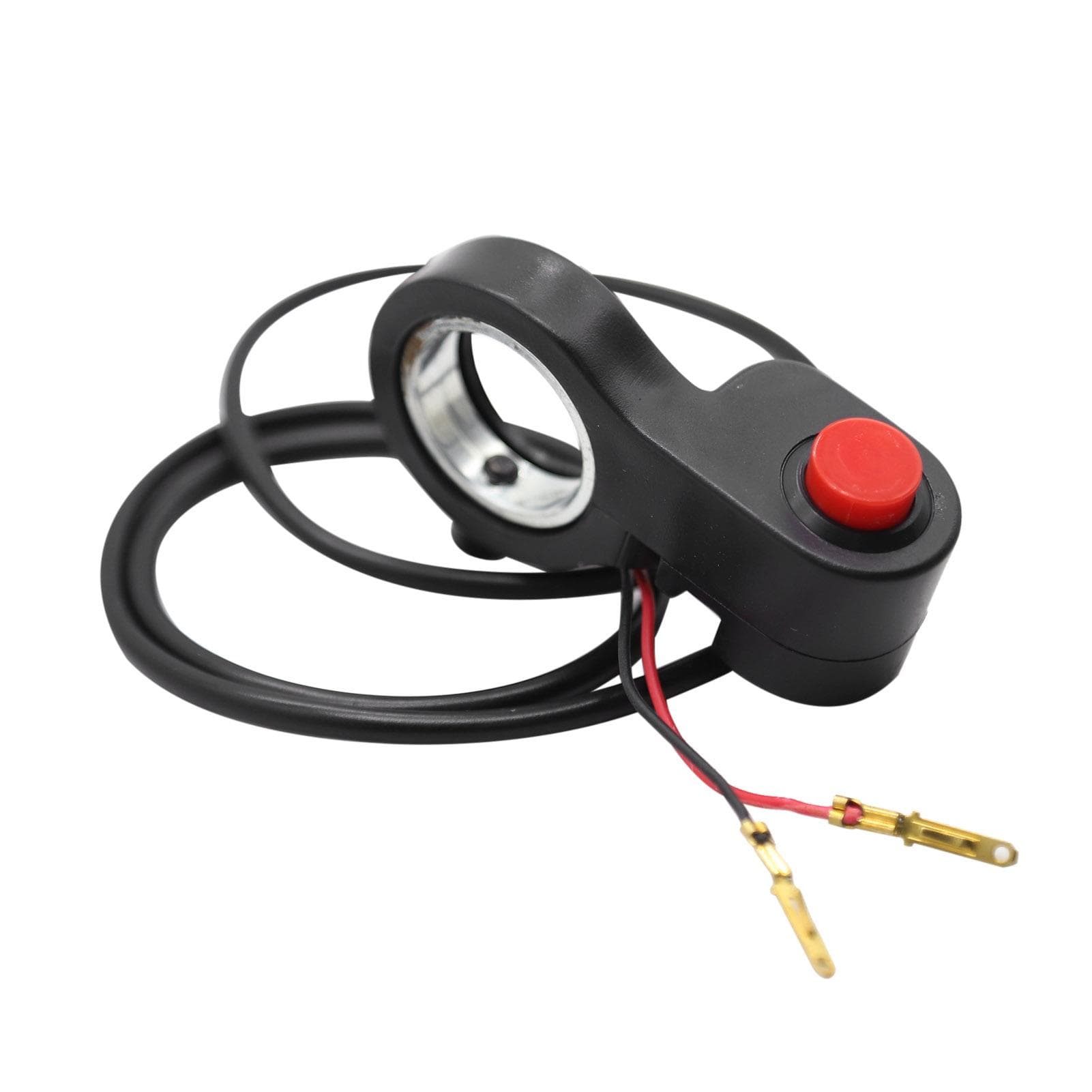 Universal 7 /8 Inch Motorcycle Handlebar Grip Horn Switch Control Button for Motorcycle Dirt Bike black