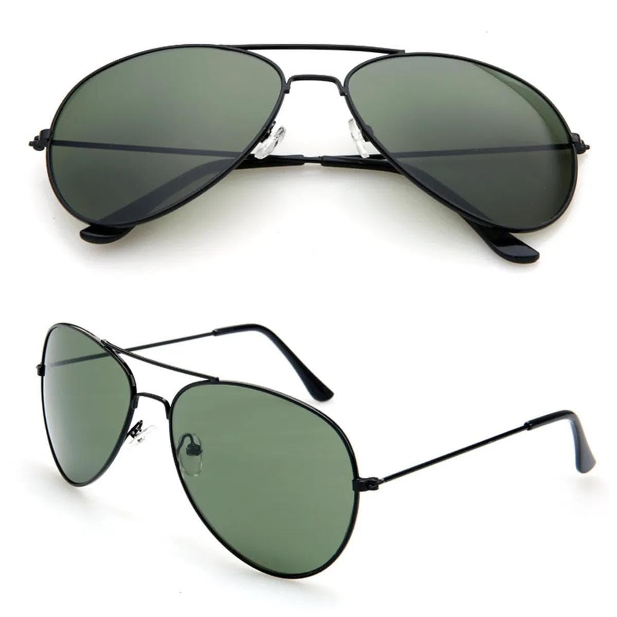 FOENIXSONG Pilot Sunglasses Women Men Gradient Mirrored Blue Silver Gray Classic Eyewear Sun Glasses Fashion Other