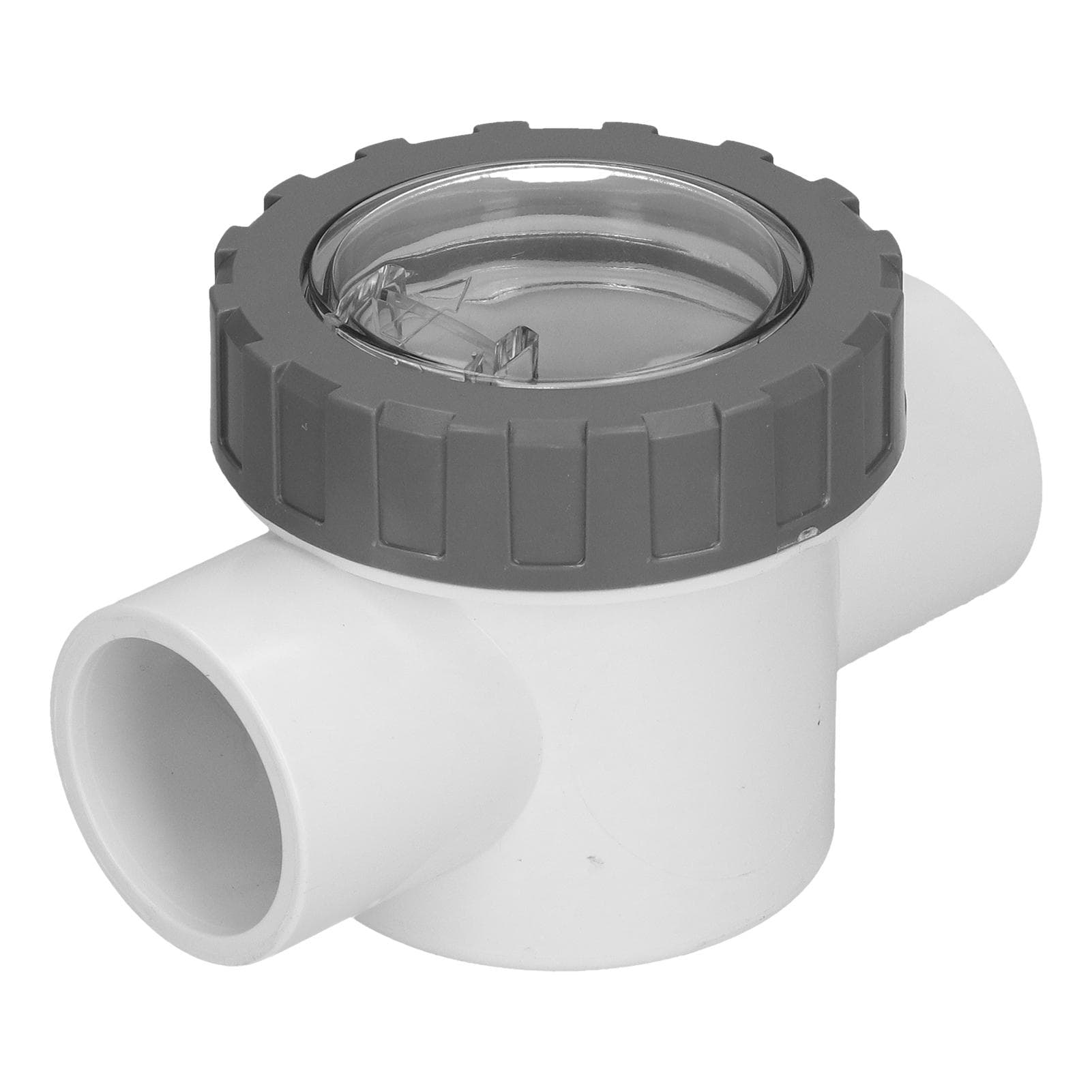 PVC Check Valve Swimming Pool Transparent NonReturn Valve Replacement Accessories(V401A )