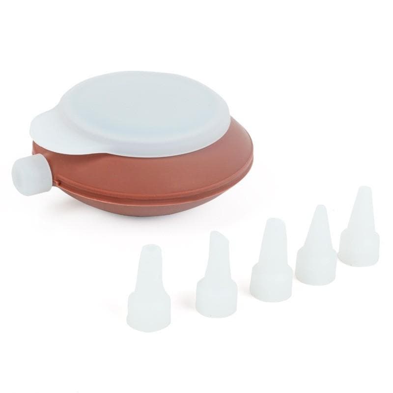 Patterned Mouth Cake Decoration Silicone Macaron Patterned Pot Nozzle Cream Nozzle Baking Accessories Kitchen Tool