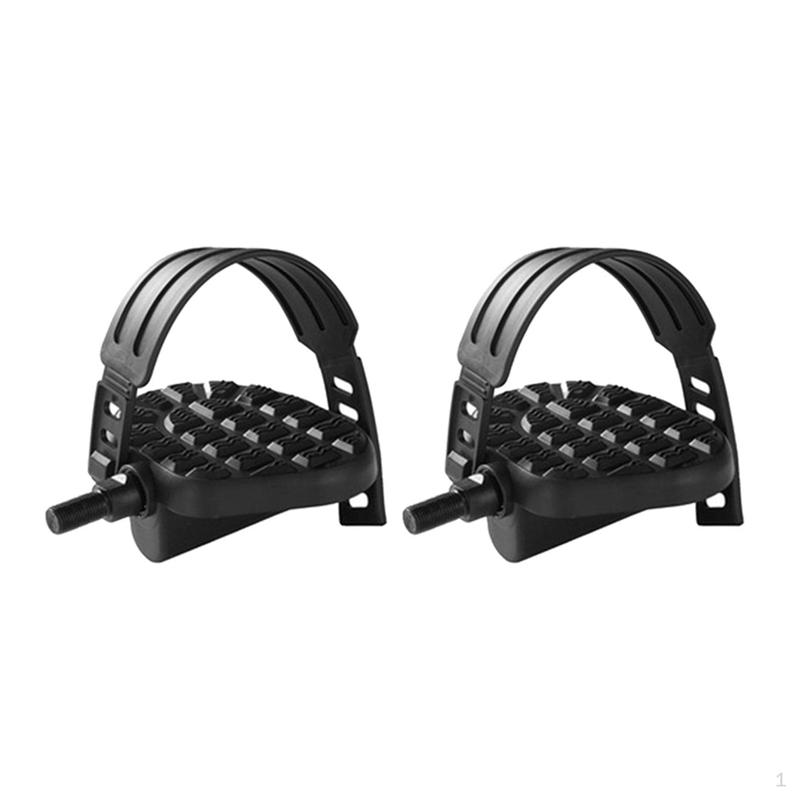 of Exercise Bike Pedals with Adjustable Set Turnhalle Spares Replacement Parts Long A