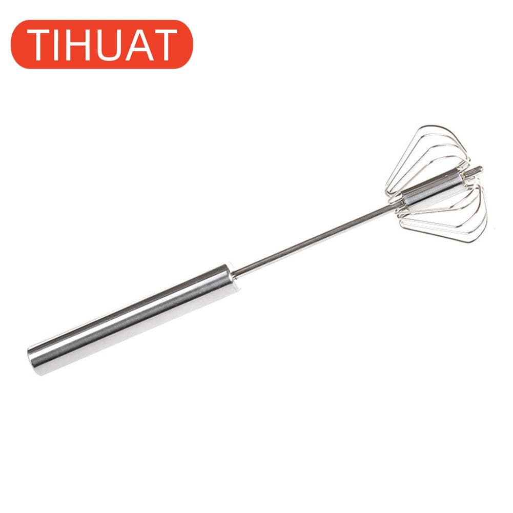 Semi-automatic Whisk for Whipping, From Stainless Steel white