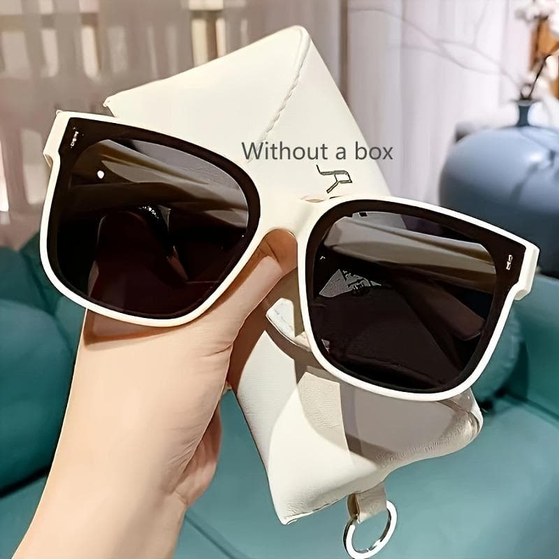 Anti Glare Fashion Glasses for Men Women Stylish Fit Over Sunglasses for Driving Beach Travel UV Protection
