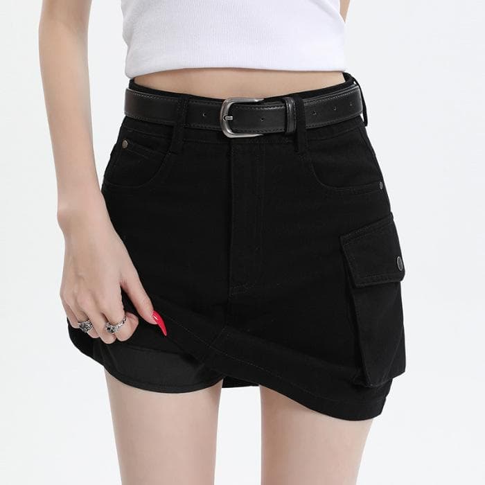 High-waisted Work Skirt for Women In Spring Pocket Hip Skirt for Women In Spring Skirt for Women In Summer Slim Short Skirt for Women In Spring Summer 2XL