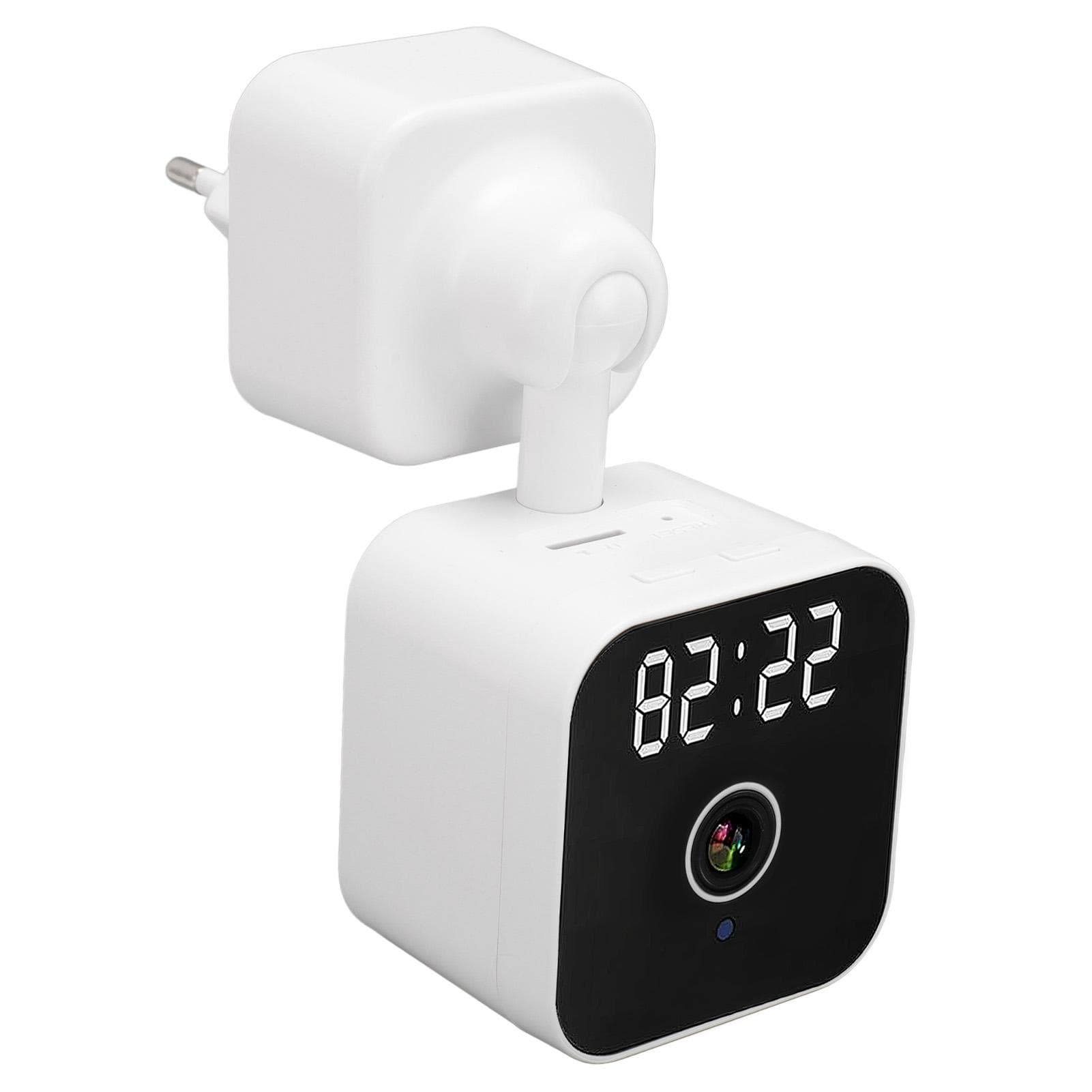 Indoor Security Camera with Clock 2.4G WiFi Wireless HD 3MP Baby Camera Pet Camera with Motion EU Plug