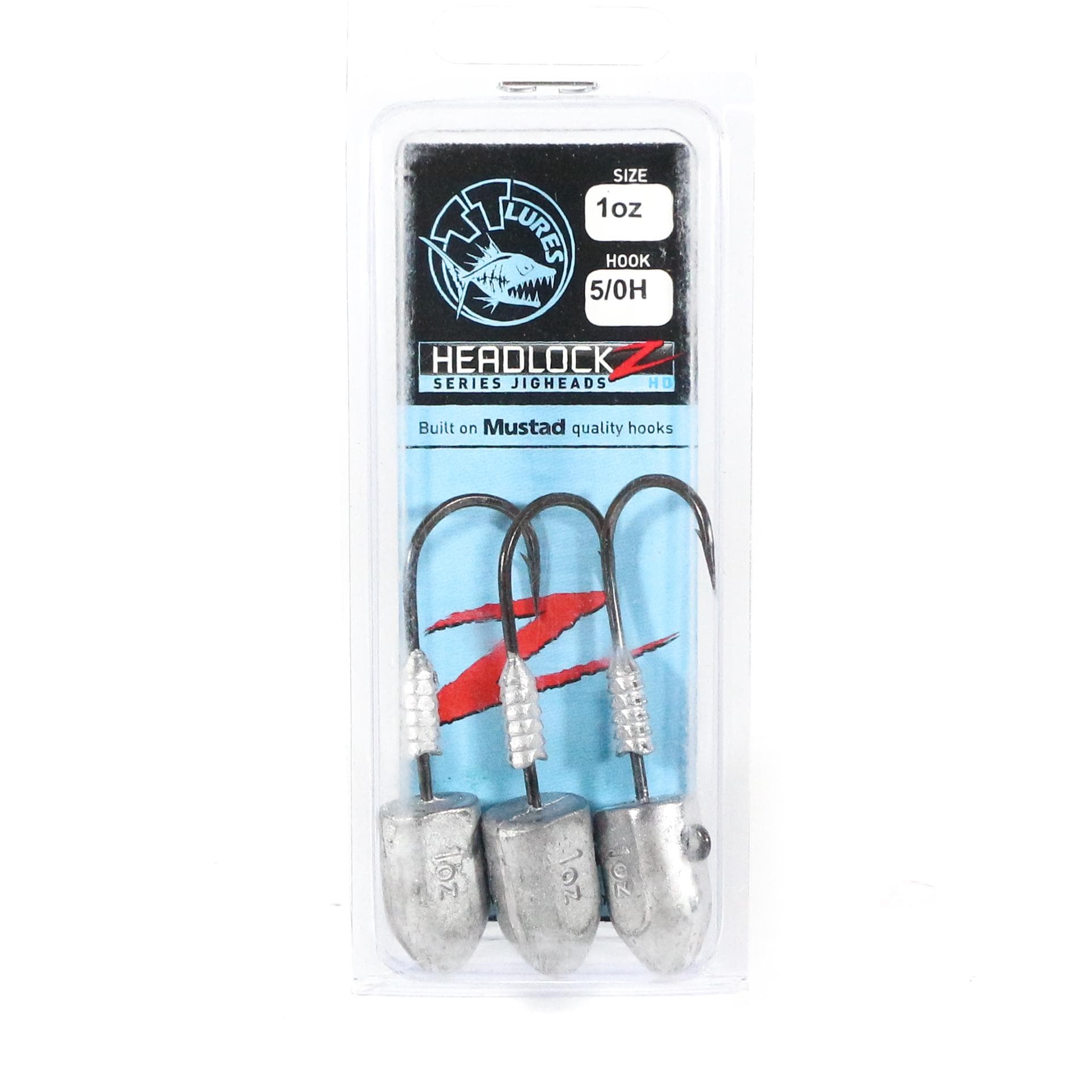 Tackle Tactics TT Headlockz HD Jig Head 1 oz 5/0 H 3/pack (3252)