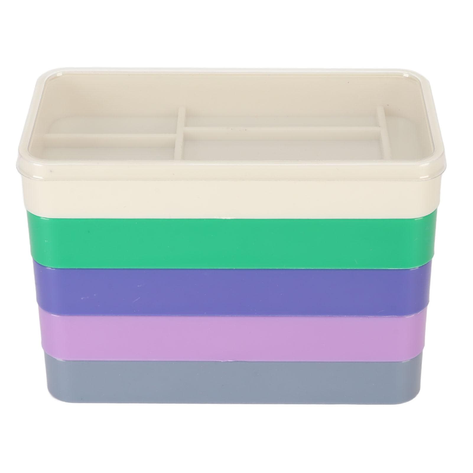 Watch Parts Storage Box 5 Layers Stackable Dust Prevention Rectangular Watch Repair Tool Organizer