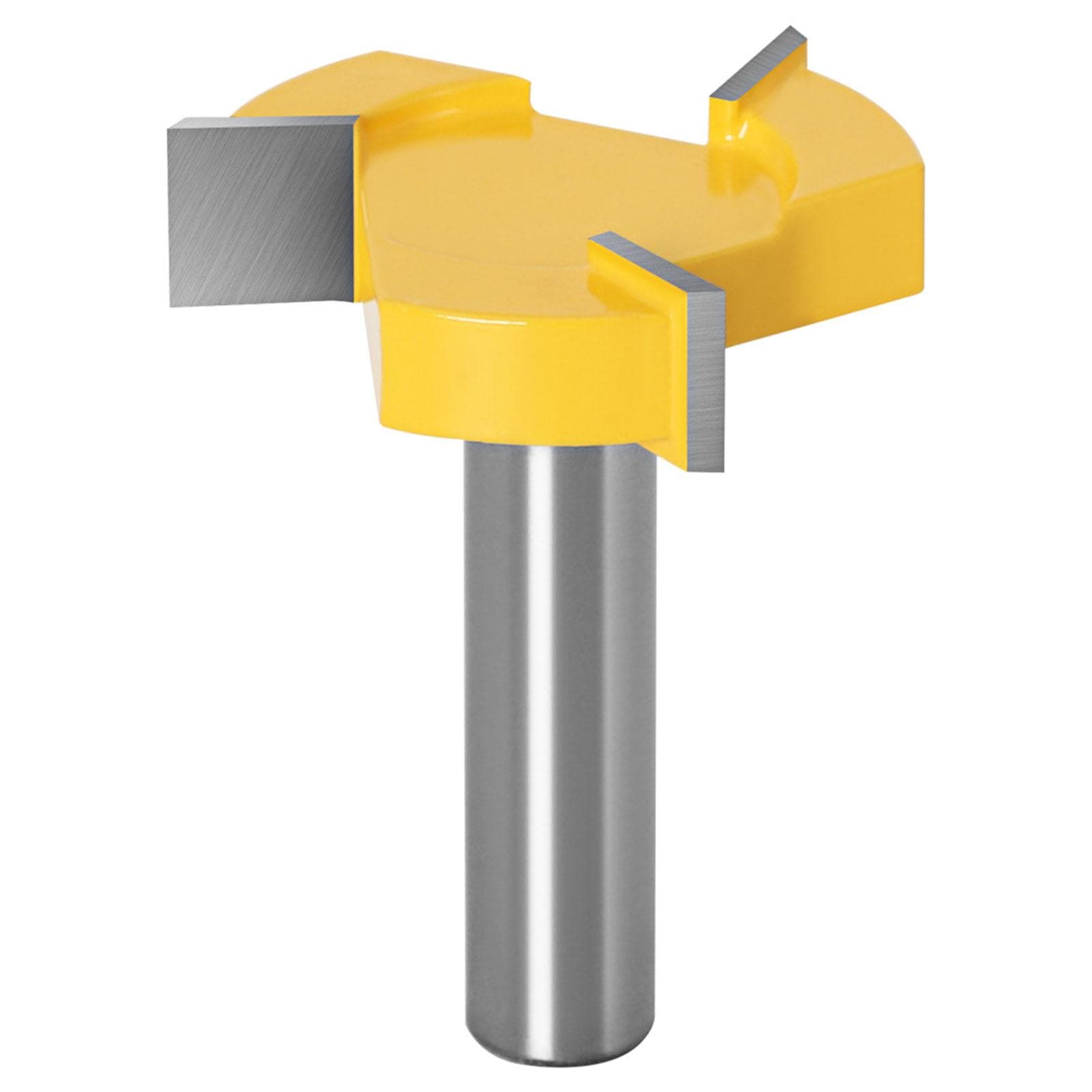 Spoilboard Surfacing Router Bits 12mm Shank 3-Wings Slab Flattening Router Bit Planing Bit Wood 12.7mm
