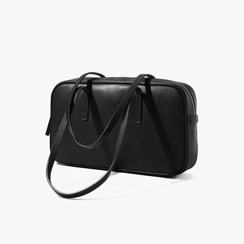Top-tier Leather Tote Bags for Autumn and Winter Offer Ample Capacity for Boston Bags, Commuter Handbags and Luggage black