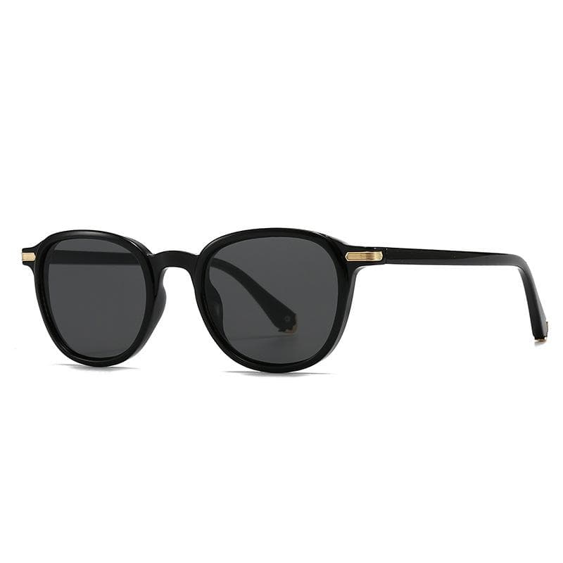 New Retro Tortoise Shell Round Sunglasses Women Men Y2K Punk Style Contrast Color UV400 Protection as picture