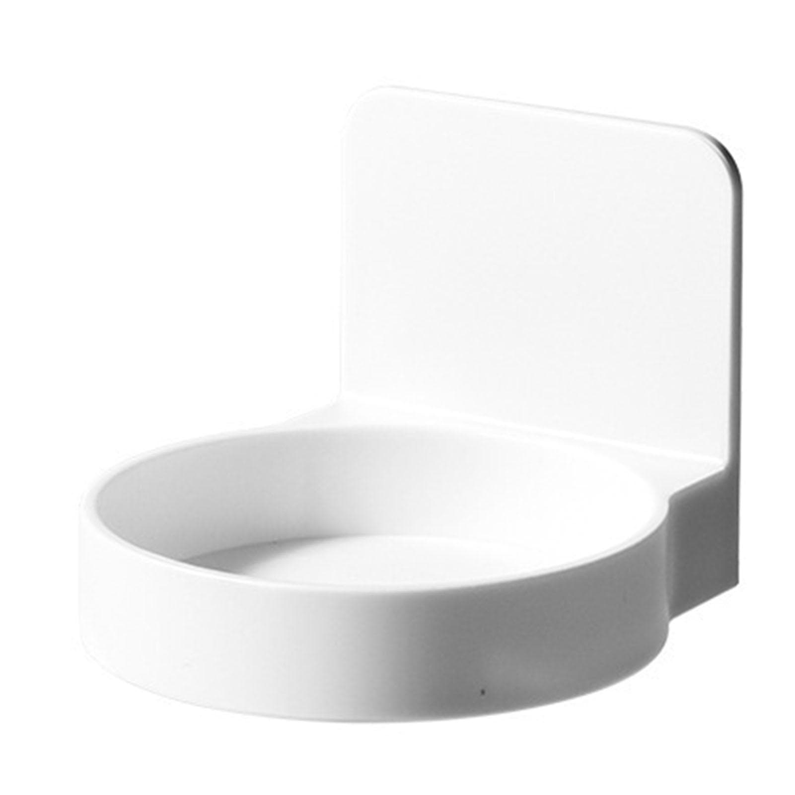 Wall Mounted Round Bottle Holder Hole Free Plastic Hand Sanitizer Shelf for Xiaomi Hand Wash