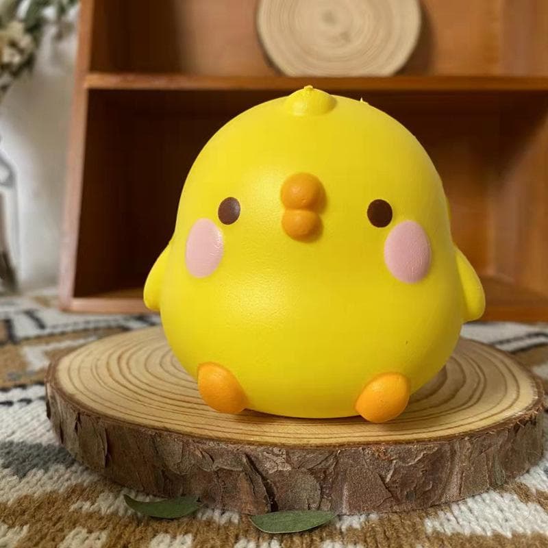 NEW Adult Kids Cute Chick Rabbit Strawberry  Jumbo Squishy Kawaii Animal Slow Rising Stress Ball Fidget Toys Squeeze Food Toys