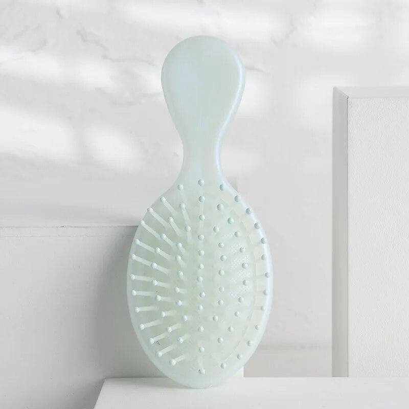 Solid Color Mini Comb Ladies Portable Portable Small Airbag Air Cushion Massage Hair Comb Girl Children Cute Hair Comb Hairbrush green