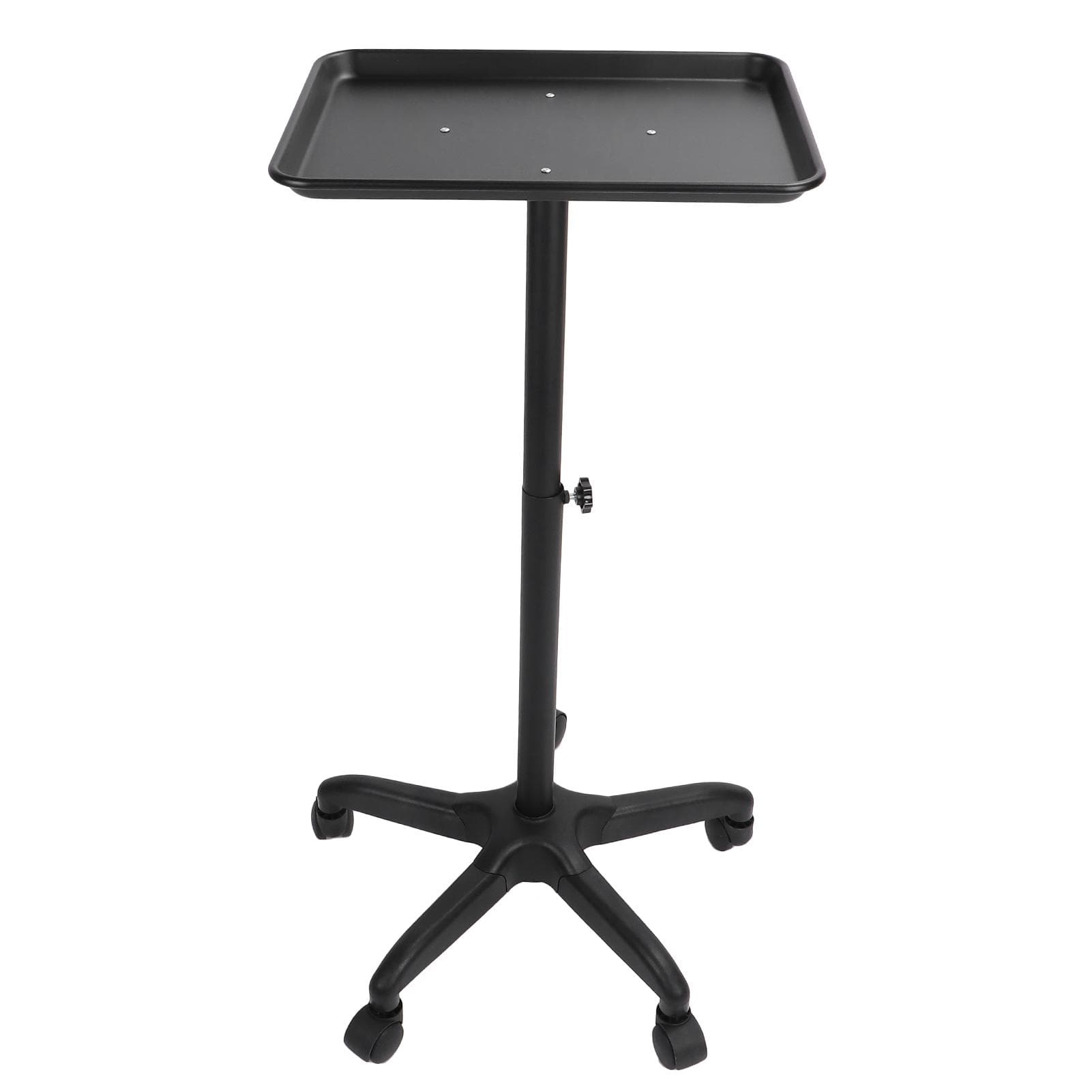 Aluminum Salon Tray Cart with Wheels Adjustable Easy to Assemble for Hairdressing and Beauty