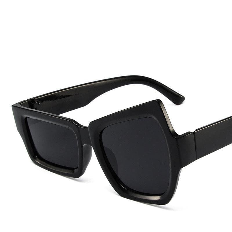Funny Sunglasses for Women Men Unisex Eyebrow-raising Fashion UV400 Protection PC Lens Full Rim Irregular Size