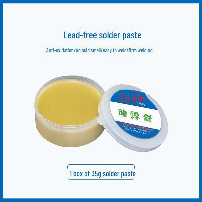 Lead-Free Yellow Rosin Flux Solder Paste for Strong, Easy Welding and Tin Conductivity