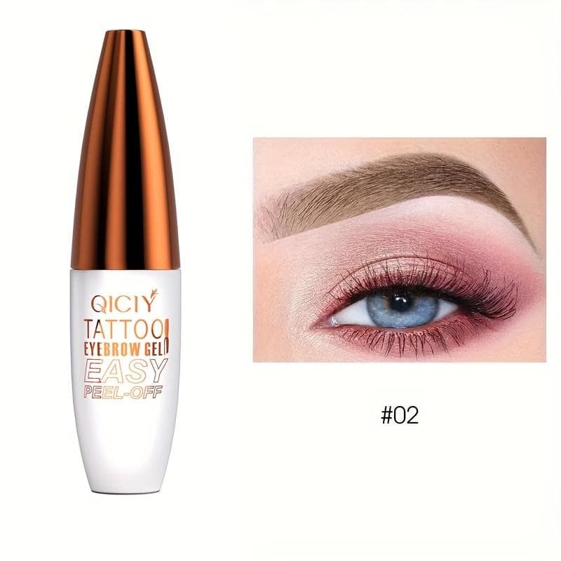 Waterproof Brow Tint Gel Paste Smudge-Proof Sweat-Resistant Easy Peel-Off Brow Color for Flawless Natural-Looking Brows Tattoo Eyebrow Gel 02