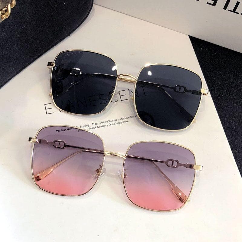 1PCS Fashion Beach Gradient Sunglasses Women Retro Shades UV Protection Eyeglasses
