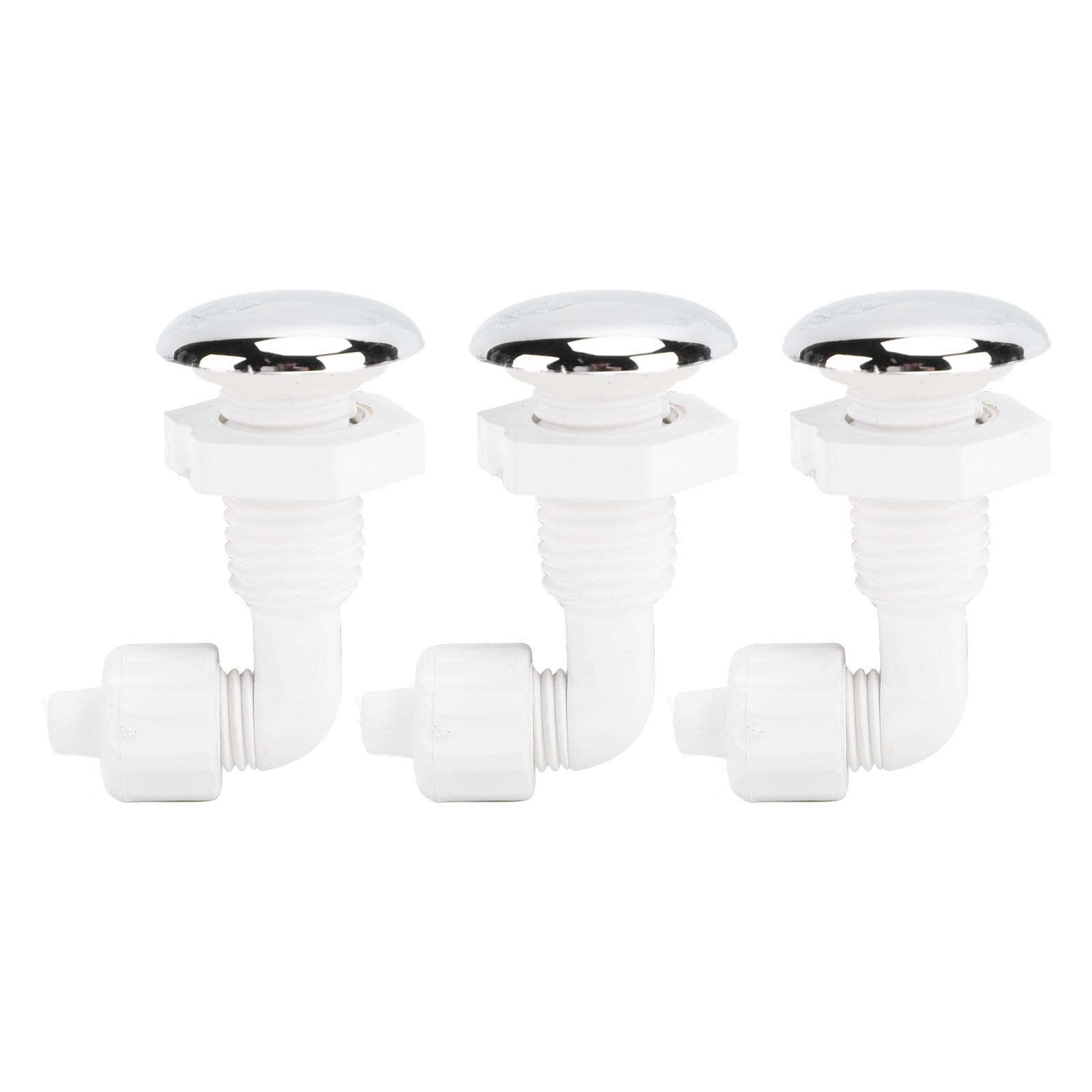 3PCS Hot Tub Twisting Bow Bubble Air Nozzle Rugged PVC Hot Tub Air Jet Massage Bathtub Nozzle for