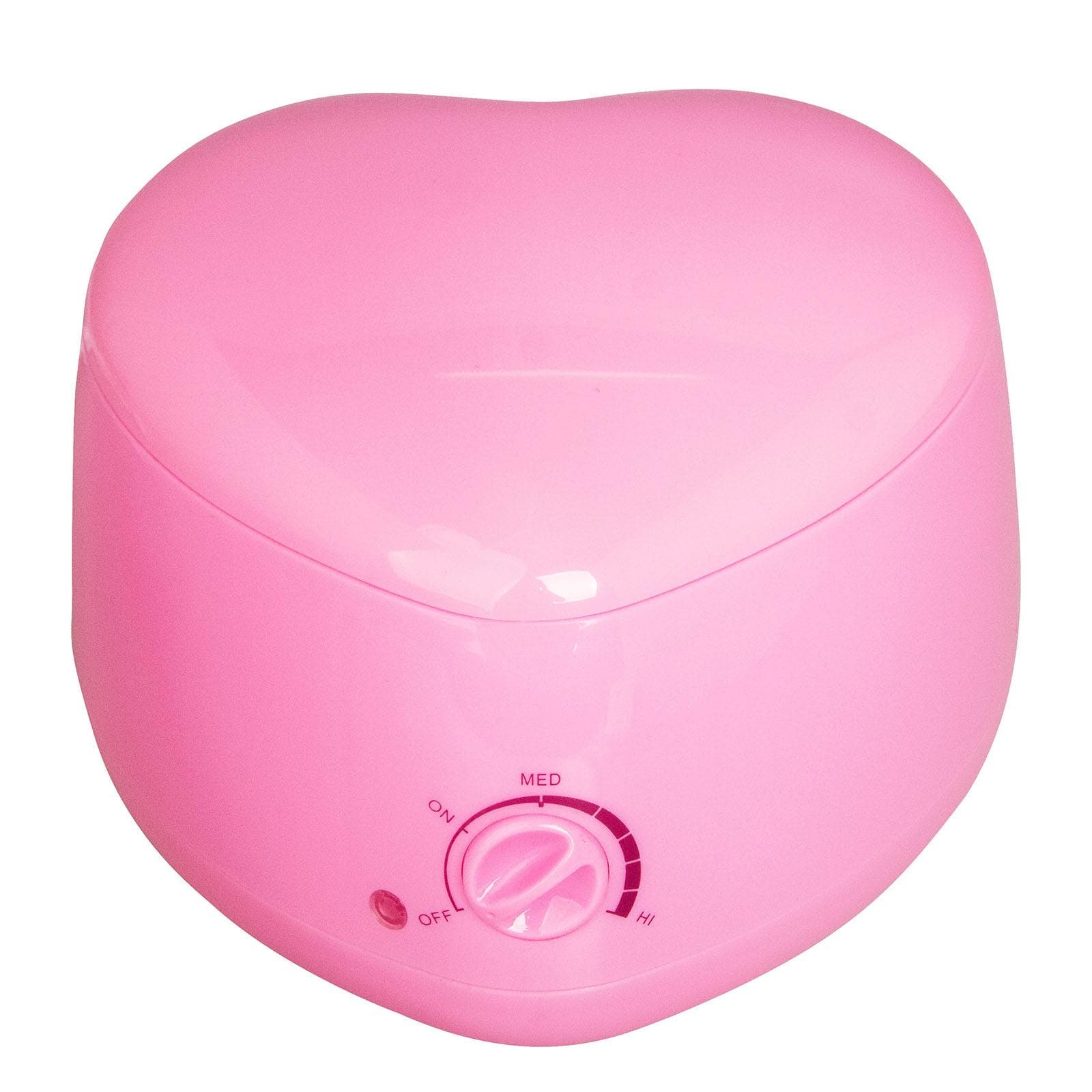 200ml Mini Hot Waxer Hair Removal Waxer Hand Wax Melter with Silicone Inner Pot pink