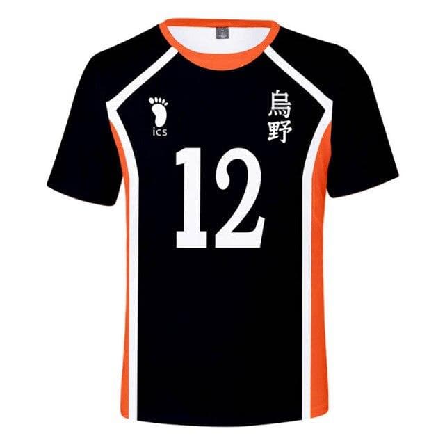 New Anime Haikyuu Cosplay Costume Hinata Shoyo 3d T -Shirt Karasuno High School Volleyball Tops Kageyama Tobio Teenage Sweatshirt S